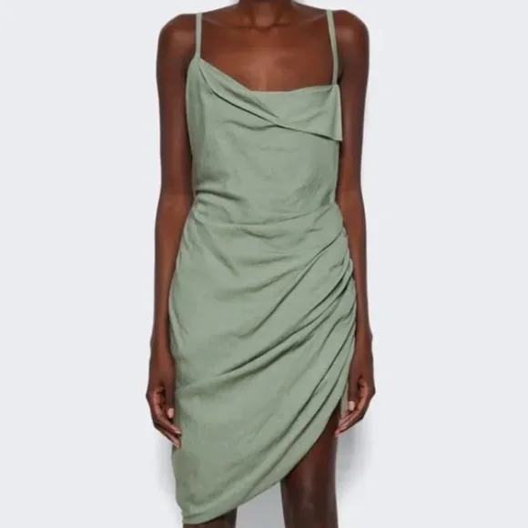 Jacquemus | Dresses | Green Jacquemus La Robe Saudade Minidress | Poshmark